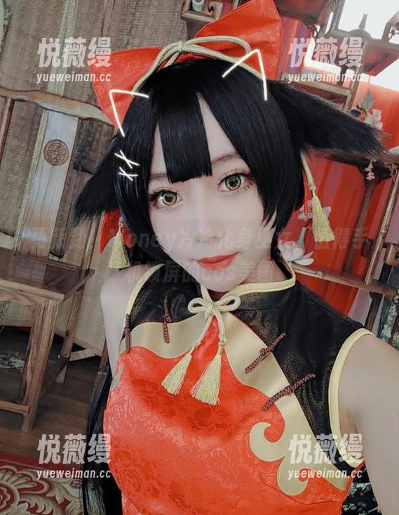 更新到！Money冷冷化身巫女，值得手机锁屏的cos美图