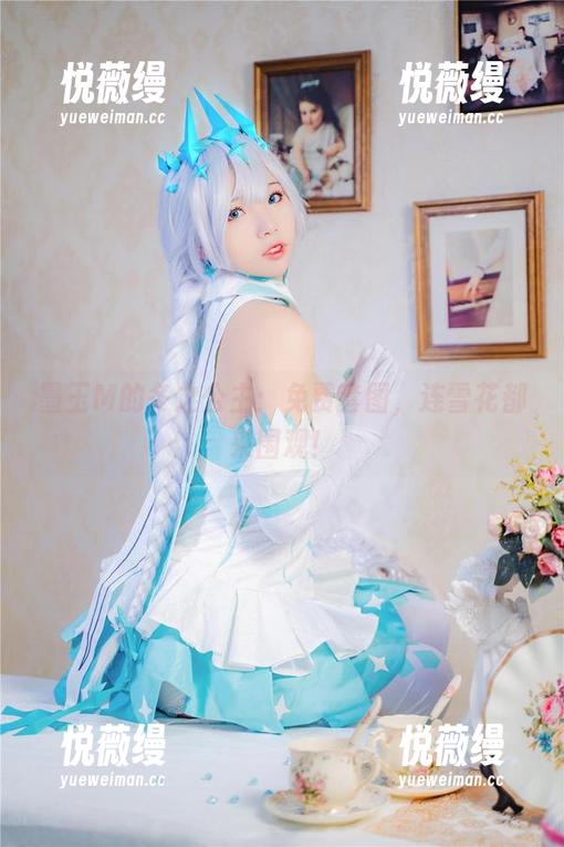 墨玉M的冬之公主：免费套图，连雪花都来围观！