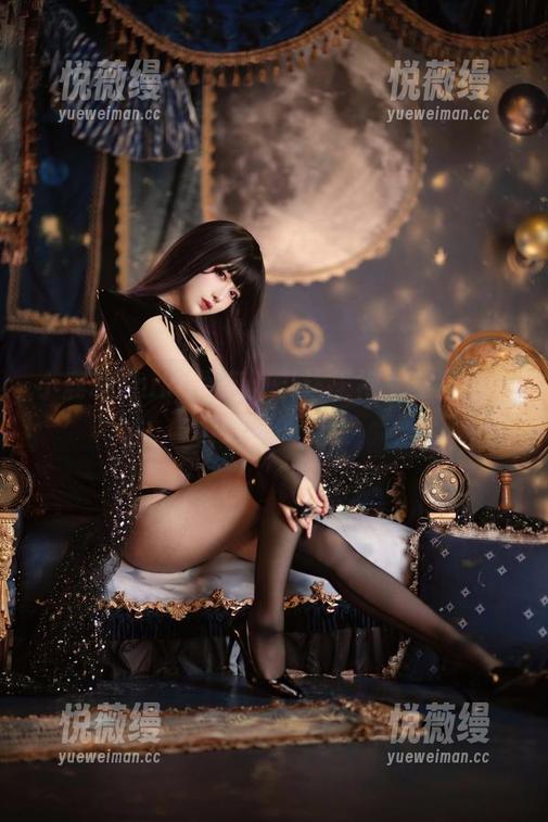 小鹿鹿shika图包：艾达王袍，穿得像个要颁奖的明星