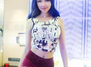 推女郎 – 林清儿，白裙一袭，高清图片里的每一张都在挑衅我的审美底线！
