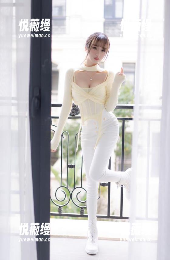 米线线sama套图下的西装制服，这绑带真迷人，直接想偷回来